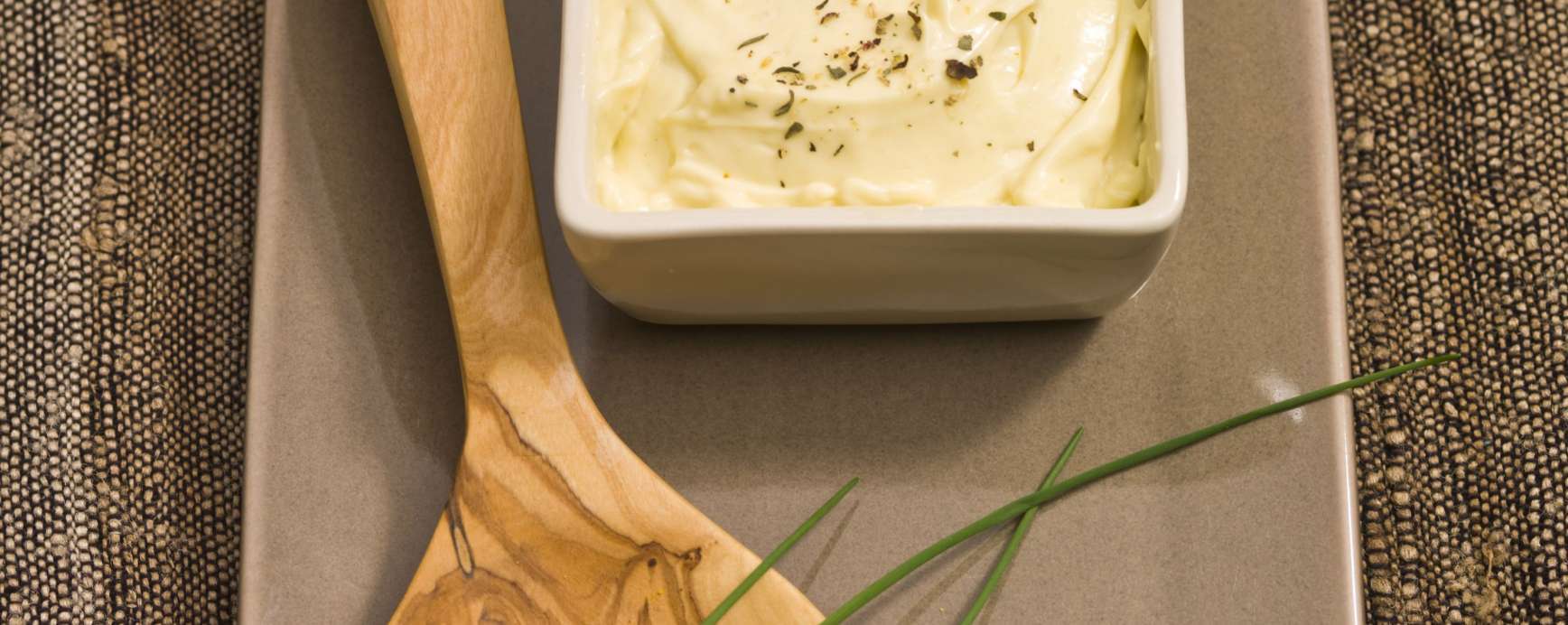 Mayonnaise sans gluten à base d'huile de noix de coco Recette Amanprana