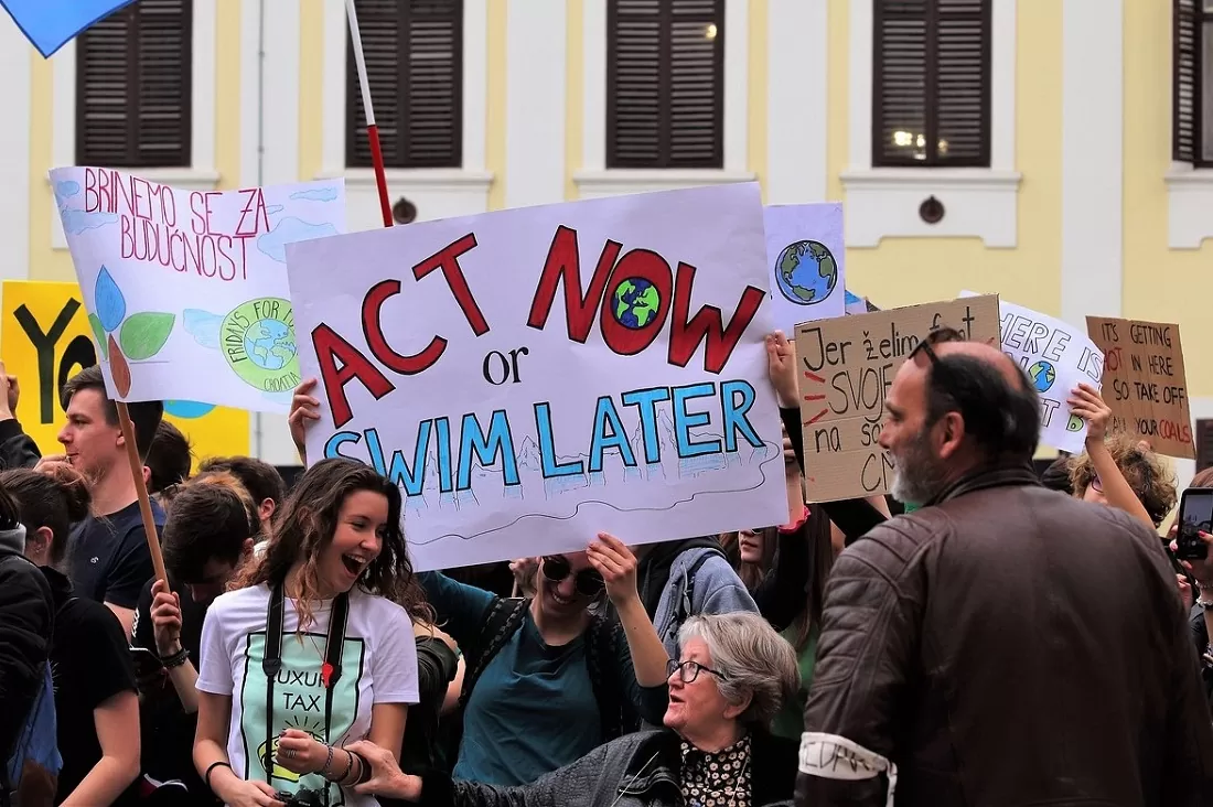 Fridays for future is een Italiaanse initiatief voor de klimaat actie.