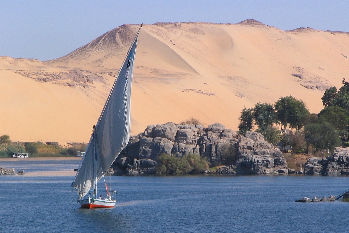 High concentrations of antibiotics are also found in the Nile.