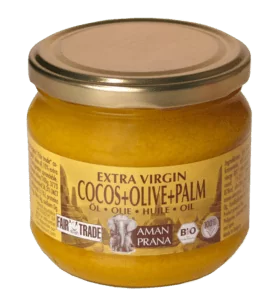 Coconut, olive + red palm oil 325ml