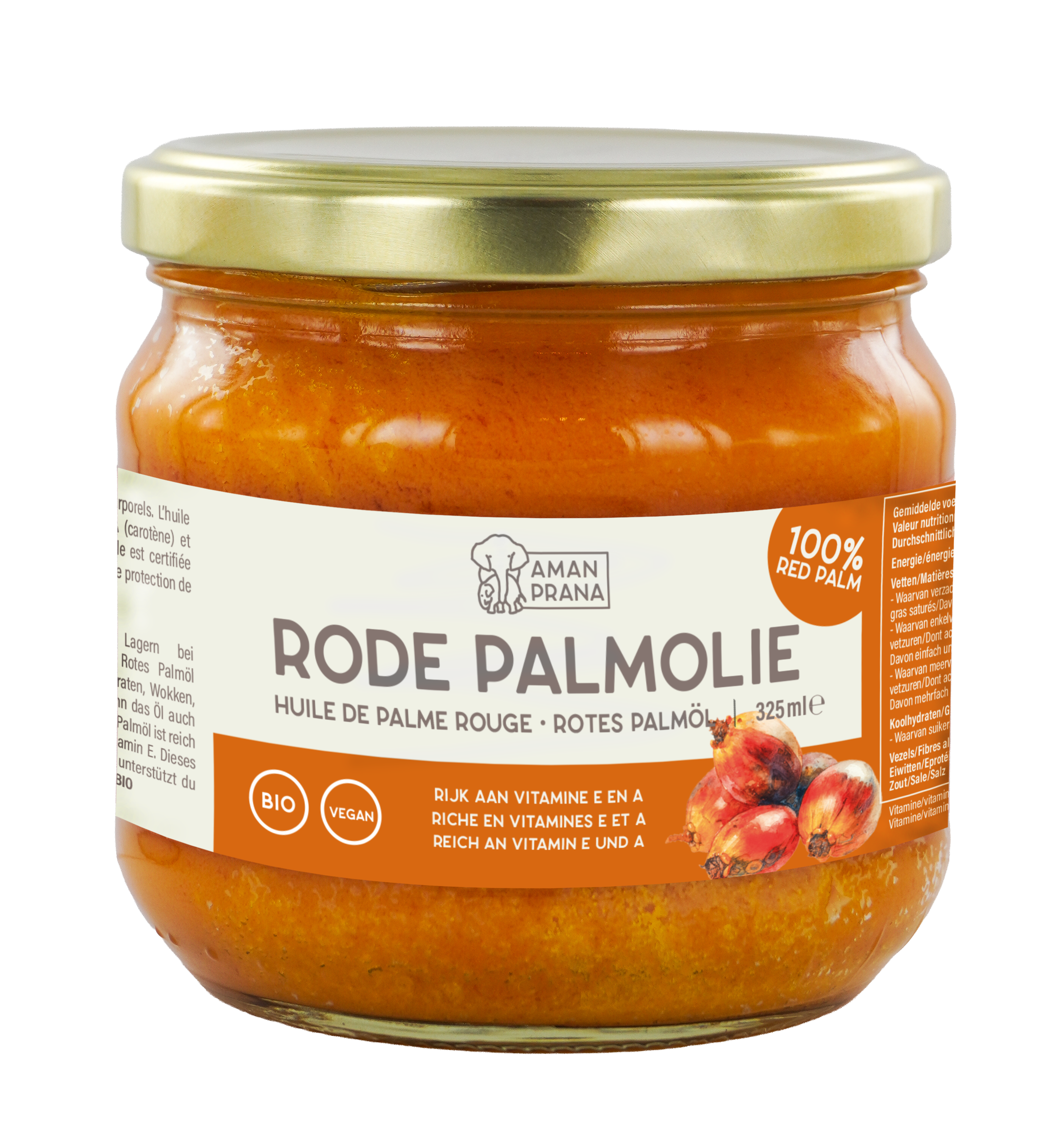 Rød palmeolje 325ml