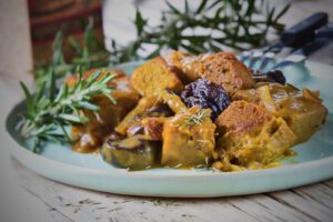 Vegetarisch stoofvlees recept voor Vlaamse stoverij