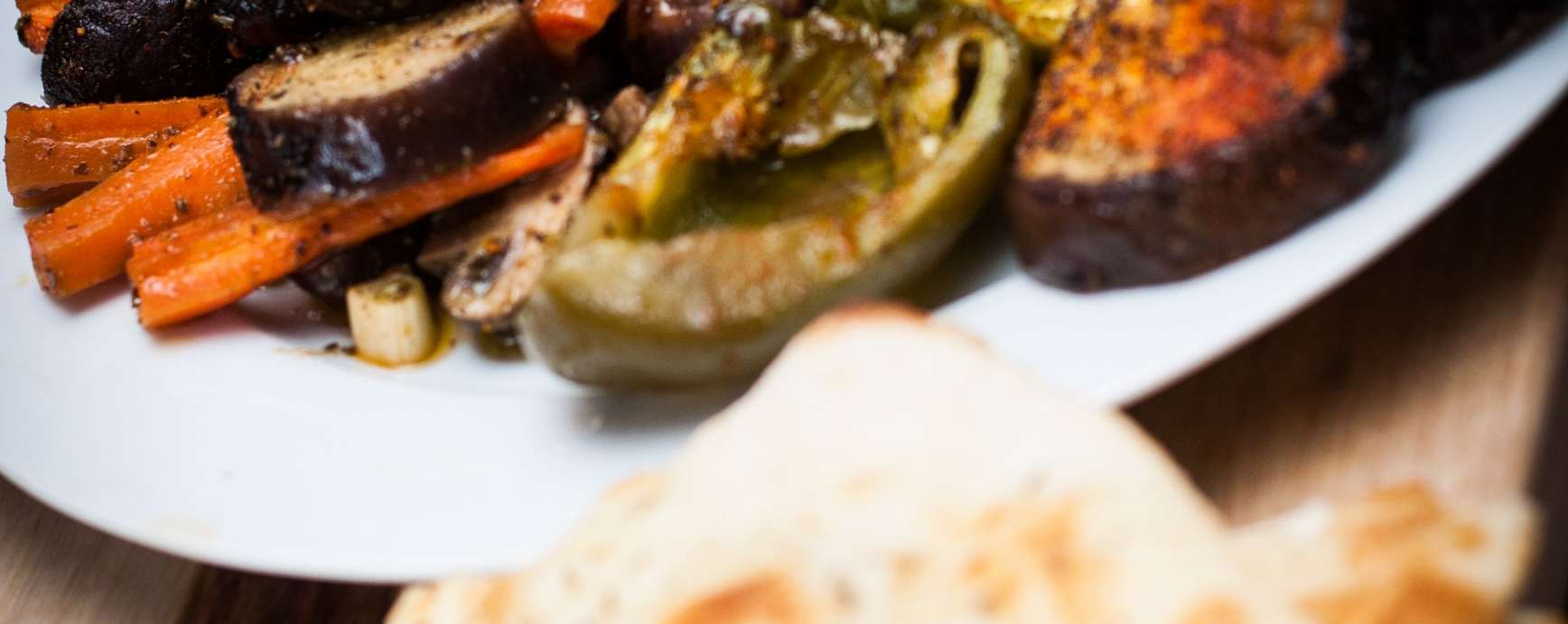 Antipasto recipe with roasted eggplant and paprika