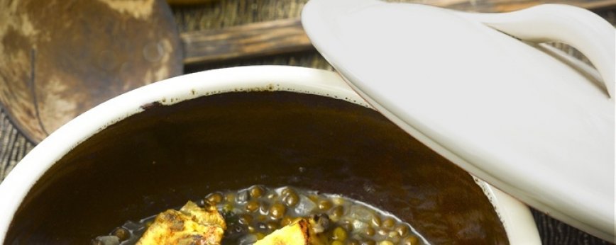 Bavarian lentil soup with seitan from Bertyn - Amanprana