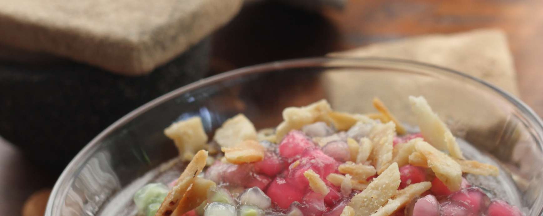 Bubur Sagu Manise, porridge of sago and coconut milk - Amanprana Recipe