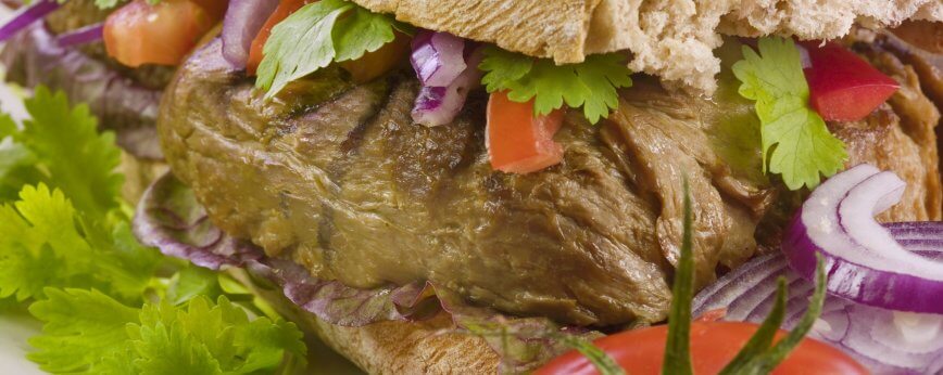 Catalan veggie sandwich with spelled seitan - Amanprana