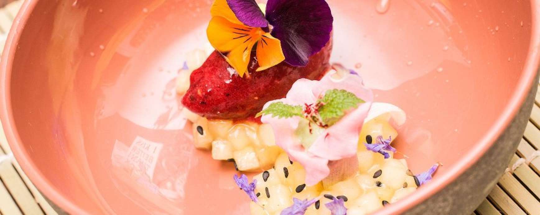 apple compote with white wine and coconut blossom sugar