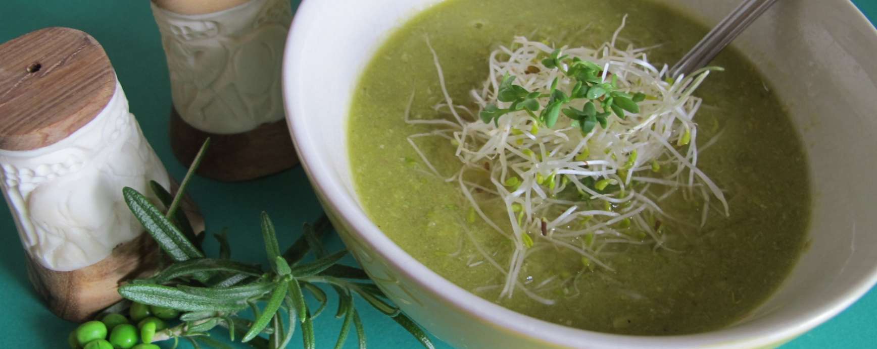 recipes healthy antioxidants creamy pea soup