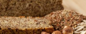 Almond bread or hazelnut bread