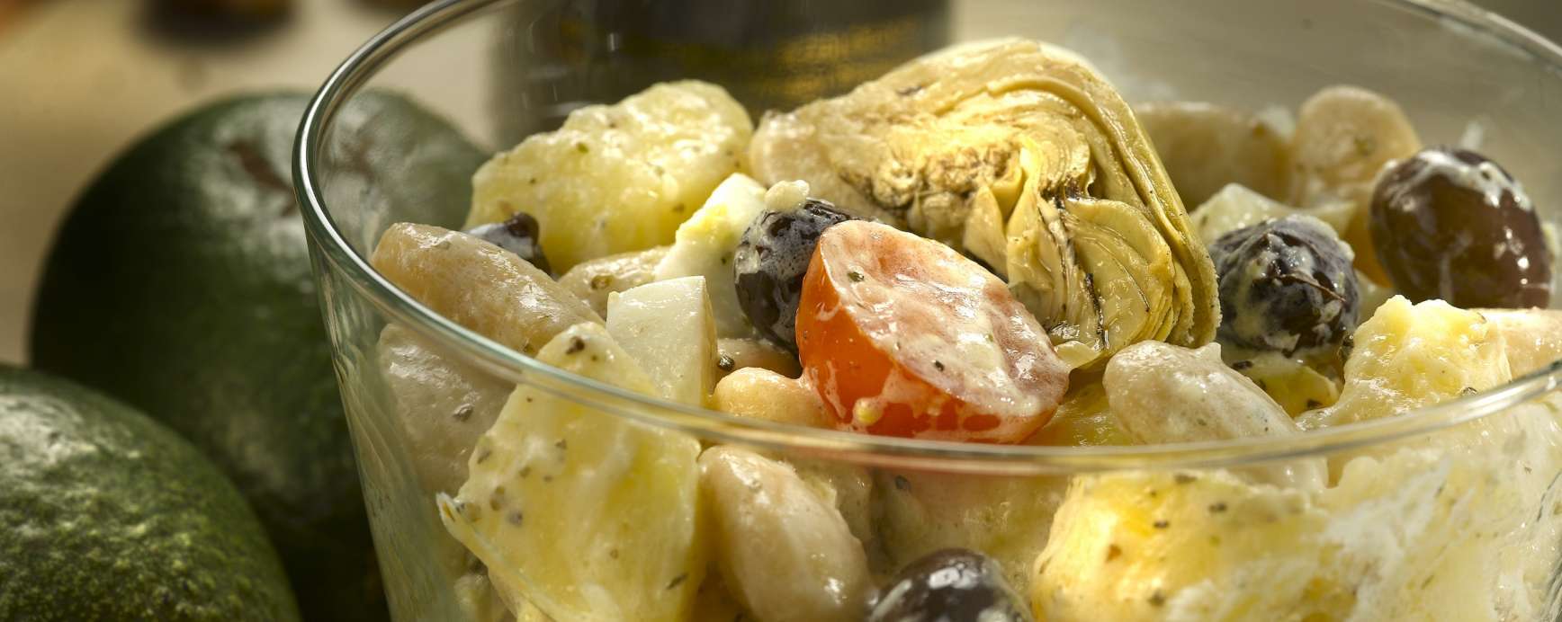 Greek potato lettuce, a delicious summer dish - Amanprana Recipes