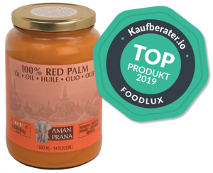 Rotes Palmöl 1600ml + aufkleber
