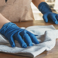 schoonmaken met kokosoli