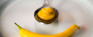 recette pour une délicieuse sauce au fromage végétalien avec sa couleur jaune or à travers le safran. Plein de saveur