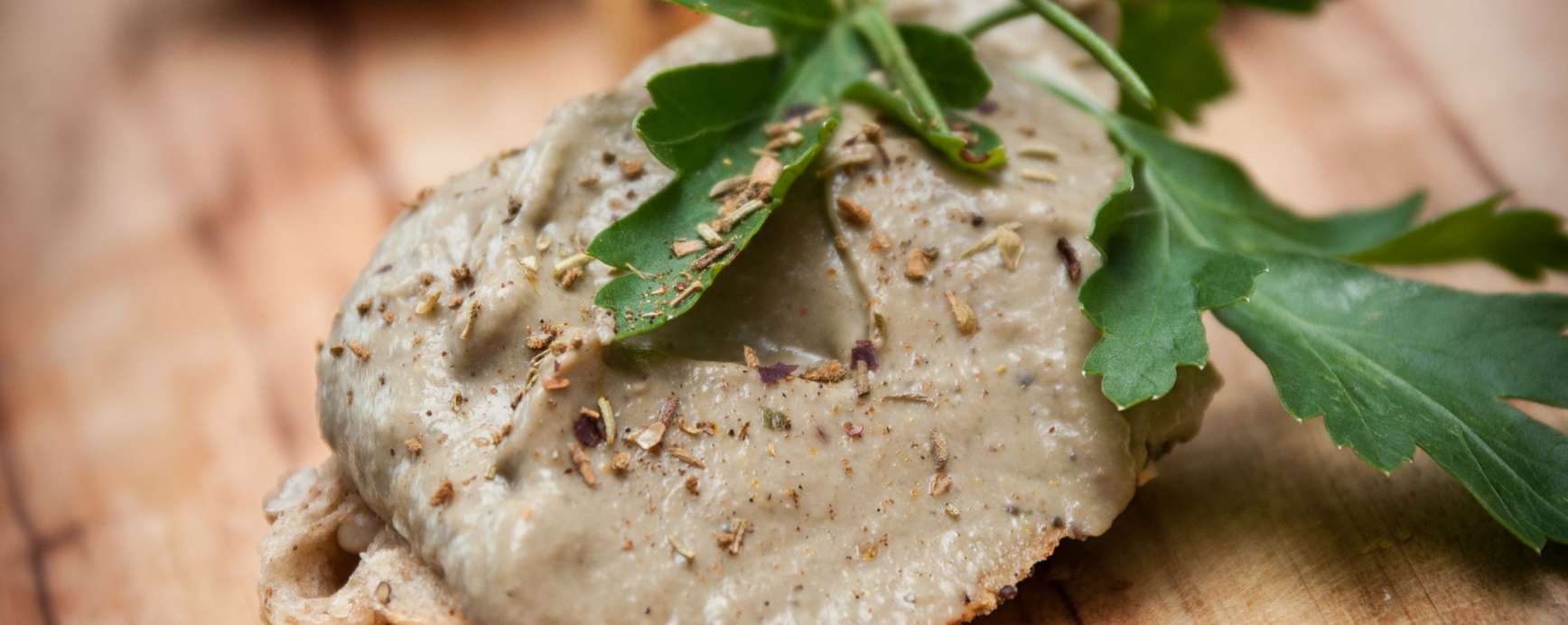 Recipe for vegetarian sandwich spread with artichokes, corn and olives