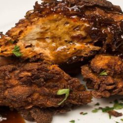 De heerlijke nuggets van seitan