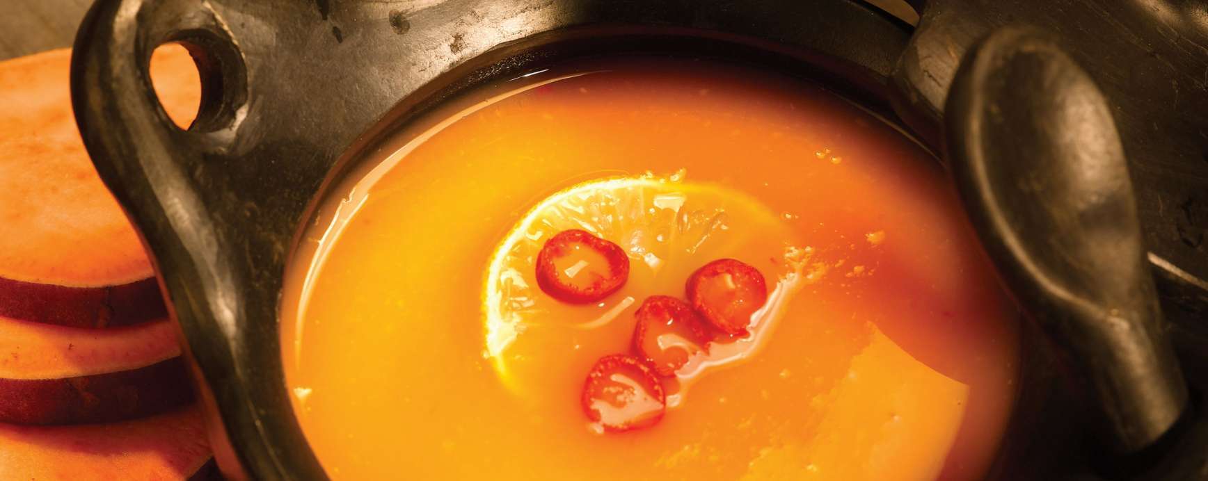 Sweet potato soup recipe, nice and naked and healthy!